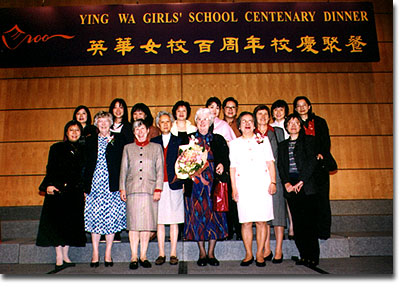 A photo with former principal & teachers